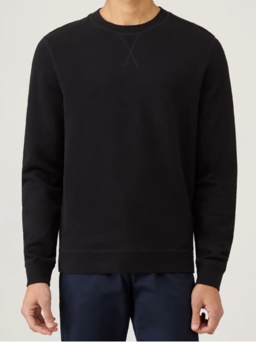 SUNSPEL Black Loopback Sweatshirt Size S